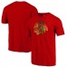 Футболка Chicago Blackhawks Red Distressed Tri-Blend
