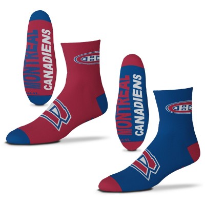Две пары носков Montreal Canadiens For Bare Feet