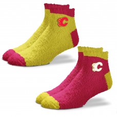 Calgary Flames For Bare Feet Womens 2-Pack Team Sleep Soft Socks