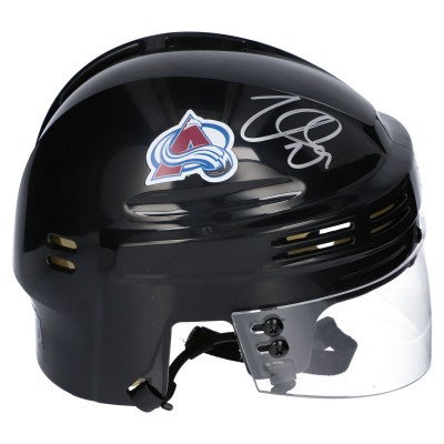 Шлем Nathan MacKinnon Colorado Avalanche Fanatics Authentic Autographed Black Mini