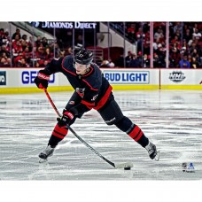 Unsigned Carolina Hurricanes Andrei Svechnikov Fanatics Authentic Black Alternate Jersey Shooting Photograph