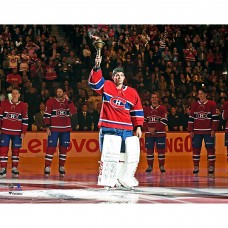 Unsigned Montreal Canadiens Carey Price Fanatics Authentic Pregame Ceremony Photograph