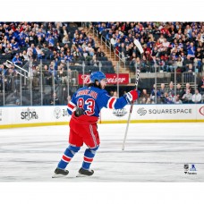 Unsigned New York Rangers Mika Zibanejad Fanatics Authentic Goal Celebration Photograph