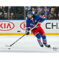 Unsigned New York Rangers Mika Zibanejad Fanatics Authentic Blue Jersey Skating Photograph Unsigned New York Rangers Mika Zibanejad Fanatics Authentic Blue Jersey Skating Photograph