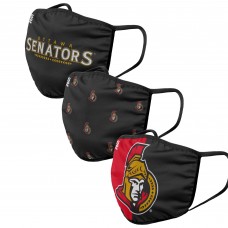 Ottawa Senators FOCO Adult Face Covering 3-Pack