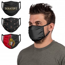 Ottawa Senators FOCO Adult Face Covering 3-Pack