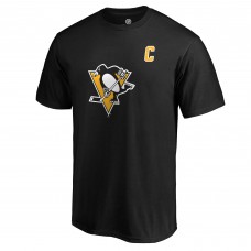 Футболка Sidney Crosby Pittsburgh Penguins Playmaker - Black