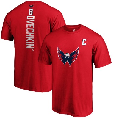 Футболка Washington Capitals Alexander Ovechkin Red Playmaker
