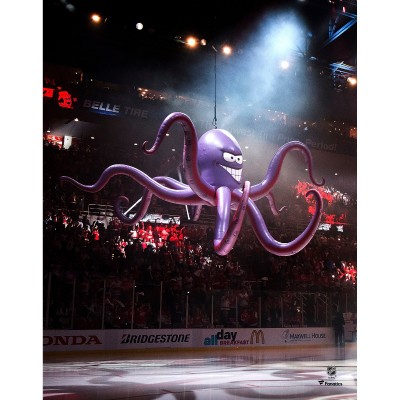 Unsigned Detroit Red Wings Al The Octopus Fanatics Authentic Pregame Photograph