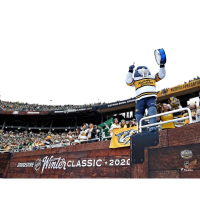 Unsigned Nashville Predators Gnash Fanatics Authentic 2020 NHL Winter Classic Photograph