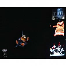 Unsigned Philadelphia Flyers Gritty Fanatics Authentic 2019 Stadium Series Rappelling Entrance Photograph