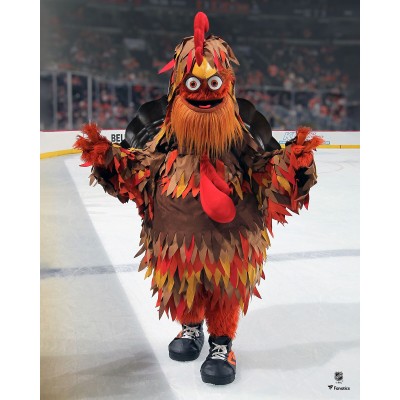Unsigned Philadelphia Flyers Gritty Fanatics Authentic Thanksgiving Turkey Photograph