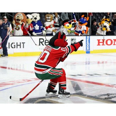 Unsigned New Jersey Devils N.J. Devil Fanatics Authentic Goal Celebration Photograph