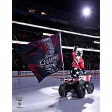 Unsigned Washington Capitals Slapshot Fanatics Authentic Riding ATV On Ice Photograph