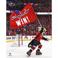 Unsigned Washington Capitals Slapshot Fanatics Authentic Waving Flag Photograph