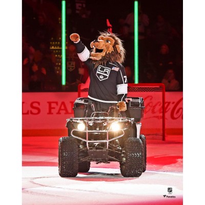 Unsigned Los Angeles Kings Bailey Fanatics Authentic Riding ATV On Ice Photograph