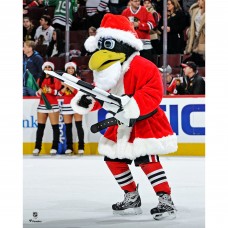 Unsigned Chicago Blackhawks Tommy Hawk Fanatics Authentic Santa Claus Photograph