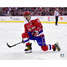 Unsigned Washington Capitals Alex Ovechkin Fanatics Authentic Alternate Jersey Goal Celebration Photograph