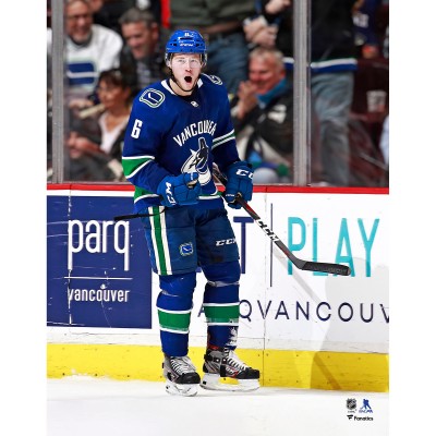 Unsigned Vancouver Canucks Brock Boeser Fanatics Authentic Goal Celebration Photograph