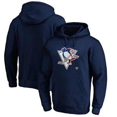 Толстовка Pittsburgh Penguins Banner Wave Logo - Navy