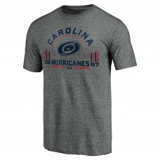 Футболка Carolina Hurricanes Heathered Gray Team Freedom Tri-Blend