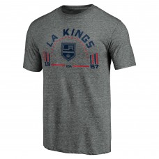 Los Angeles Kings Heathered Gray Team Freedom Tri-Blend T-Shirt