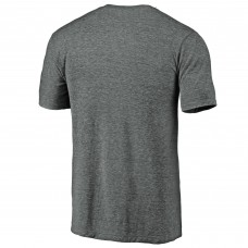 New York Islanders Heathered Gray Team Freedom Tri-Blend T-Shirt
