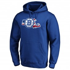 Boston Bruins NHL Banner State Pullover Hoodie - Royal