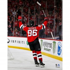 Unsigned New Jersey Devils Jack Hughes Fanatics Authentic Goal Celebration Photograph