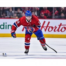 Unsigned Montreal Canadiens Nick Suzuki Fanatics Authentic Red Jersey Skating Photograph