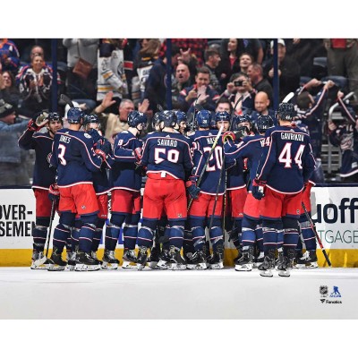 Unsigned Columbus Blue Jackets Fanatics Authentic 2019-20 Team Celebration Photo