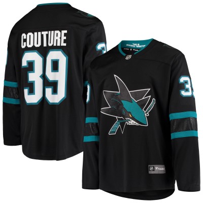 Джерси San Jose Sharks Logan Couture Fanatics Black Alternate Breakaway