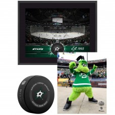 Dallas Stars Fanatics Authentic Young Collectors Bundle - Includes Team Stadium 10.5 x 13 Plaque, Official Game Puck and Unsigned 8 x 10 Mascot Photograph