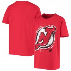 Футболка New Jersey Devils Youth Logo Marked - Red