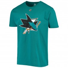 Футболка Logan Couture San Jose Sharks Player Name and Number - Teal
