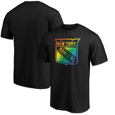 Футболка New York Rangers Team Pride Logo - Black