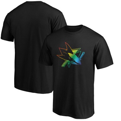 Футболка San Jose Sharks Team Pride Logo - Black