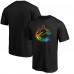 Vancouver Canucks Black Team Pride Logo T-Shirt
