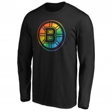 Футболка с длинным рукавом Boston Bruins Team Pride Logo - Black