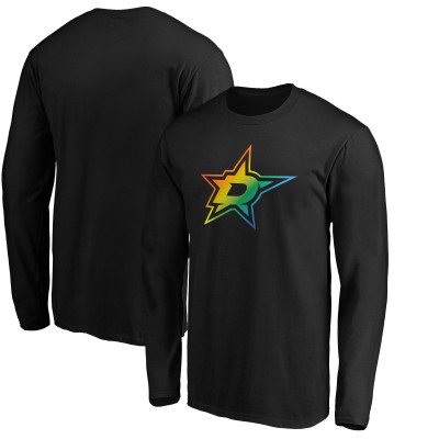Футболка с длинным рукавом Dallas Stars Team Pride Logo - Black