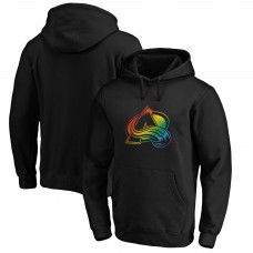 Colorado Avalanche Team Pride Logo Pullover Hoodie - Black