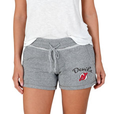 Женская джерси New Devils Concepts Sport Gray Mainstream Terry Shorts Женская джерси New Devils Concepts Sport Gray Mainstream Terry Shorts