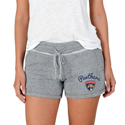 Женские шорты Florida Panthers Concepts Sport Gray Mainstream Terry