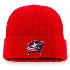 Шапка Columbus Blue Jackets Core Primary Logo Cuffed - Red