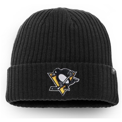 Шапка Pittsburgh Penguins Fanatics Black Core Primary Logo Cuffed Knit