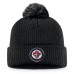 Шапка с помпоном Winnipeg Jets Core Primary Logo Cuffed - Black