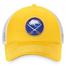 Buffalo Sabres Core Primary Trucker Snapback Hat - Gold/White