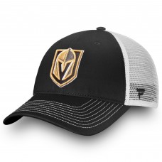 Vegas Golden Knights Core Primary Logo Trucker Snapback Hat - Black