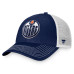 Бейсболка Edmonton Oilers Fanatics Navy/White Core Primary Logo Trucker