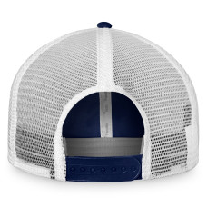 Бейсболка Edmonton Oilers Fanatics Navy/White Core Primary Logo Trucker